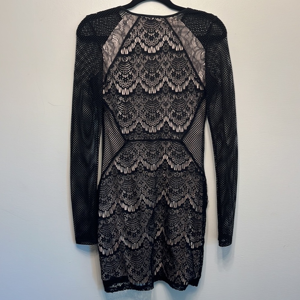 Express Lace and mesh bodycon dress - Picture 2 of 5